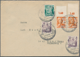 32576 Französische Zone: 1946/1949, Vielseitige Partie Von Ca. 150 Briefen Und Karten, Meist Gelaufene Pos - Autres & Non Classés