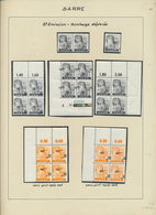 32600 Saarland (1947/56): 1947, Meist Ungebrauchte, Alte Spezial-Sammlung Der Aufdruck-Ausgabe 1947 (Neuau - Unused Stamps