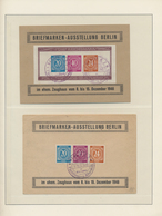 32616 Bizone: 1945/49, Gestempelte Gut Ausgebaute Bizone & Kontrollrat-Sammlung Mit Schönem AM-Post-Teil ( - Autres & Non Classés