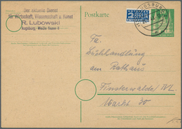 32625 Bizone: 1948/1959, Bizone Und Etwas Bund Meist Bis 1950/1951, Posten Von Ca. 230 Briefen Und Karten, - Other & Unclassified