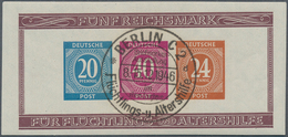 32655 Bundesrepublik Deutschland: 1946/1959, All.Bes. Und Bund, Sauber Gestempelte Sammlung Auf Leuchtturm - Autres & Non Classés