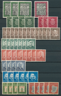 32660 Bundesrepublik Deutschland: 1948/1957, Reichhaltiger, Meist Postfrischer Posten Ab Etwas Bizone In T - Andere & Zonder Classificatie