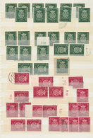 32661 Bundesrepublik Deutschland: 1948/1956, Bizone Und Bund, Gestempelter Bestand Von Nur Sonder- Und Zus - Andere & Zonder Classificatie