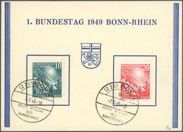 32719 Bundesrepublik Deutschland: 1949, Ab 1. Bundestag 856! Verschiedene FDC, Zum Größten Teil Selbst Gem - Sonstige & Ohne Zuordnung