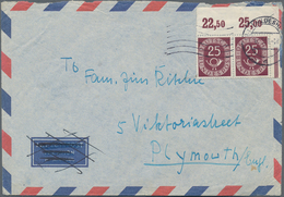 32737 Bundesrepublik Deutschland: 1951/1954, 95 Ausschließlich Bessere Belege Mit Posthornmarken In EF, Me - Sonstige & Ohne Zuordnung