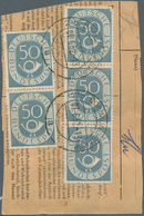 32743 Bundesrepublik Deutschland: 1952/1953, Posthorn-Serie, Gestempeltes Lot Von Spezialitäten: 10 Pfg. P - Sonstige & Ohne Zuordnung