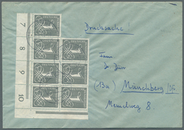 32746 Bundesrepublik Deutschland: 1953/1959, Partie Von 33 Briefen/Karten Mit Dauerserien-Frankaturen Meis - Andere & Zonder Classificatie