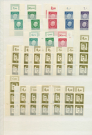 32763 Bundesrepublik Deutschland: 1959/1961, Postfrische Spezial-Sammlungspartie Heuss Medaillon Und Meist - Andere & Zonder Classificatie