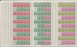 32822 Bundesrepublik - Markenheftchenbogen: 1955/72, Sammlung Von Postfrischen MHB Ab Heuss, Gesamt 12 Bög - Autres & Non Classés