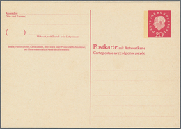 32853 Bundesrepublik - Ganzsachen: 1949/2000, Sammlung Der Amtlichen Ganzsachen Meist Ungebraucht In Alben - Other & Unclassified