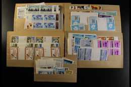 BRITISH COMMONWEALTH  1960's-1980's NEVER HINGED MINT RANGES On Stock Cards & In Packets, Inc Loads Of Complete Sets, Bl - Otros & Sin Clasificación