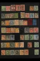 BRITISH WEST INDIES OLD FORGERIES.  1850's-1870's Interesting Collection Of All Different Mostly 'used' Complete FORGERI - Other & Unclassified