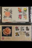 FLOWERS ON STAMPS AND COVERS COLLECTION  1967-2004 World Thematic Collection Of Mint And Used Stamps Plus A Good Range O - Zonder Classificatie