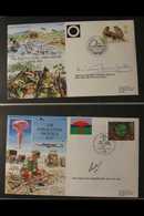 MILITARY  1980s-2000s COMMONWEALTH COVERS COLLECTION Presented In An Album With Matching Slipcase. Includes A Selection  - Zonder Classificatie