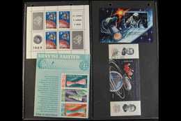 SPACE  1960's-1990's World Mint (mostly Never Hinged) & Used Collection/accumulation On Pages & In Stockbooks With Many  - Ohne Zuordnung