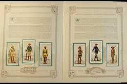UNIFORMS  CIGARETTE CARDS 1938 Player's Military Uniforms Of The British Empire Overseas Printed Album With Complete Set - Zonder Classificatie