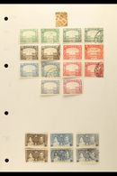 1937-1967 MINT & USED COLLECTION  On Leaves, Inc 1937 Dhow Mint Set To 8a, 1939-48 Mint Set To 2r & Used Set To 5r, 1949 - Aden (1854-1963)