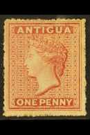1863-67  1d Dull Rose, Watermark Small Star, Rough Perf 14-16, SG 6, Fine Mint. For More Images, Please Visit Http://www - Otros & Sin Clasificación