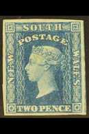 NEW SOUTH WALES  2d Chalky Blue On "2" Wmk'd Paper, SG 86, Mint Lightly Hinged With 4 Large Margins & Lovely Fresh Appea - Other & Unclassified