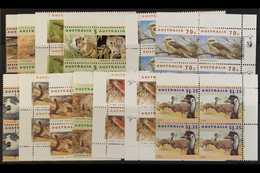 1992  Australian Wildlife (1st Series), SG 1361/71 Including 70c, 90c & $1.20 Orange Brown (SG 1366a, 1368a & 1370a) Val - Andere & Zonder Classificatie