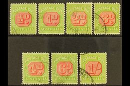 POSTAGE DUE  1931-36 Complete Perf 11 Set, SG D105/D111, Fine Used. (7 Stamps) For More Images, Please Visit Http://www. - Andere & Zonder Classificatie