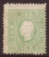 1859  3k Green, SG 24 (Michel 12 II), Mint Part Og, Centered Low Right. Signed Diena With Matl Cert. Cat £1900 For More  - Andere & Zonder Classificatie