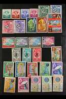 1966-1986 NEVER HINGED MINT COLLECTION  On Stock Pages, ALL DIFFERENT, Includes 1966 Defins Set (ex 200f), 1966 Trade Fa - Bahrain (...-1965)