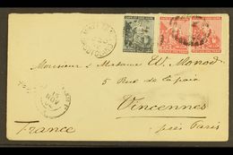 1892 MISSIONARY COVER  Superb Cover To Vincennes, France From The Paris Evangelical Missionary Society, Hermon, Basutola - Andere & Zonder Classificatie