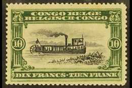 BELGIAN CONGO  1910 10f Black & Green (SG 69, COB 63), Fine Never Hinged Mint, Good Centering, Fresh. For More Images, P - Otros & Sin Clasificación