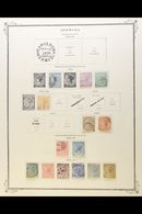 1865-1967 USED COLLECTION  On Pages, ALL DIFFERENT, Inc 1865-1903 2d, 3d, 6d & 1s, 1883-1904 Set (ex 4d), 1910-25 To 1s  - Bermuda