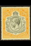 1924-32  12s.6d Grey And Orange, SG 93, Very Fine Mint. For More Images, Please Visit Http://www.sandafayre.com/itemdeta - Bermuda