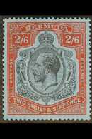 1924-32  2s6d Black & Carmine Red/deep Grey Blue, SG 89i, Very Fine Mint For More Images, Please Visit Http://www.sandaf - Bermuda