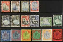 1938-52  Definitive "Basic" Set Of All Values, SG 110/21d, Very Fine Mint (16 Stamps) For More Images, Please Visit Http - Bermuda