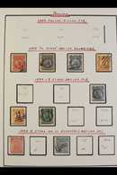 1869-1951 MOSTLY USED COLLECTION  On Leaves, ALL DIFFERENT, Fine & Fresh Condition. (275+ Stamps & 2 M/S's) For More Ima - Bolivia