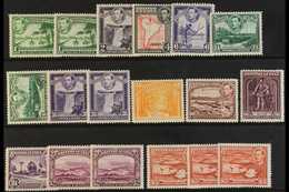 1938-52  Pictorial Definitive Set With Many Additional Listed Perforation & Shade Variants Inc All Three $3, SG 308/19,  - Guyane Britannique (...-1966)