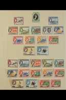 1953-1968 COMPLETE MINT COLLECTION  Neatly Presented On Album Pages, Complete From Coronation To The 1968 Game Fishing S - British Virgin Islands