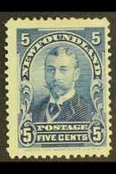 1897-1918  5c Blue MAJOR RE-ENTRY (position 1), Unitrade 85i, Mint, Fresh, Scarce. For More Images, Please Visit Http:// - Andere & Zonder Classificatie