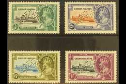 1935  Silver Jubilee Set, "SPECIMEN" Perfins, SG 108s/11s, Fine Mint (4). For More Images, Please Visit Http://www.sanda - Cayman Islands