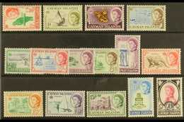 1962-64  Pictorial Definitive Set, SG 165/79, Never Hinged Mint (15 Stamps) For More Images, Please Visit Http://www.san - Cayman (Isole)