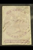 1857-64  ½d Reddish Lilac, SG 16, Fine Lightly Used With 4 Large Margins, Some Slight Surface Rubbing Behind Head. For M - Ceylon (...-1947)