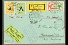 SCADTA  1926 (9 Sep) Printed Matter Airmail Cover From Germany Addressed To Cartagena, Bearing Germany 5pf & 10pf And SC - Colombia