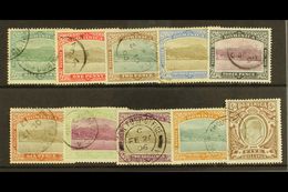 1903-07  Complete Definitive Set, SG 27/36, Fine Used, The 2d With Light Crayon Mark (10 Stamps) For More Images, Please - Dominica (...-1978)