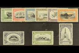 1933  Centenary Of British Administration Set Complete To 2s6d, SG 127/135, Mint Very Lightly Hinged (9 Stamps) For More - Islas Malvinas