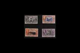 1938-50  Definitive Top Values, 2s6d To £1, SG 160/63, Very Fine Used. (4 Stamps) For More Images, Please Visit Http://w - Falklandeilanden