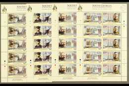 2011  Frank Wild Commemoration Set, SG 542/49, In Se-tenant Sheetlets. NHM (4 Sheetlets = 5 Sets) For More Images, Pleas - Falkland Islands