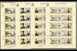 2011  Frank Wild Commemoration Set, SG 542/49, In Se-tenant Sheetlets. NHM (4 Sheetlets = 5 Sets) For More Images, Pleas - Falklandinseln