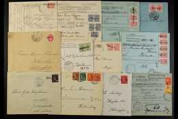 1899-1990's LOCAL STRAIGHT-LINE VILLAGE POSTMARKS ON COVERS.  An Interesting Collection Of Commercial Covers (a Few Card - Andere & Zonder Classificatie