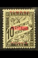 MOROCCO  1893 10c Black Postage Due Stamp Of France Handstamped "TIMBRE - POSTE" In Red, Yvert 10 (Maury 8, SG 12), Mint - Andere & Zonder Classificatie