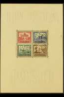 1930  IPOSTA Mini-sheet (Michel Block 1, SG MS464a), Mint, Toned Gum Showing Through, Light Wrinkle, Cat £600. For More  - Altri & Non Classificati