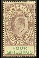 1903  4s Dull Purple & Green, SG 53, Very Fine Mint For More Images, Please Visit Http://www.sandafayre.com/itemdetails. - Gibilterra